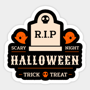 RIP Halloween - A Trick or Treat Sticker